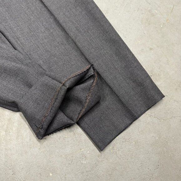 NWOT Pal Zileri Dress Pants Dynamic Wool Trousers Slim Made in Italy Grey 38x28 - Picture 9 of 12